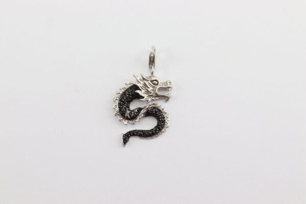 Chamsanhänger  Drachen  Sterlingsilber rhodiniert