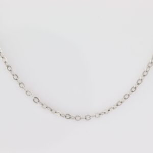 sehr schöne und feine Kette in Weißgold