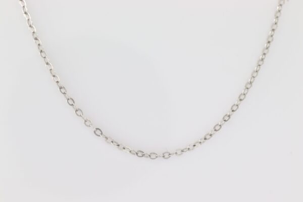 sehr schöne und feine Kette in Weißgold
