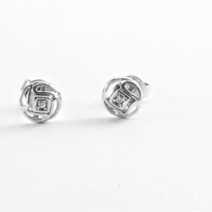 sehr schöne exclusive Ohrstecker mit Diamant