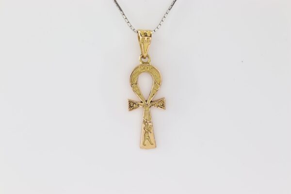 Keltisches Kreuz  in Gelbgold – Bild 6