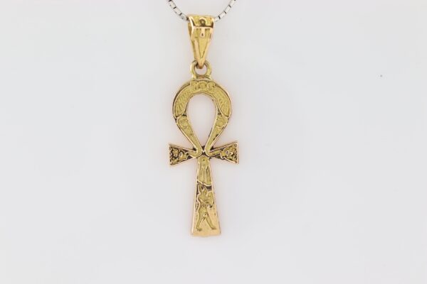 Keltisches Kreuz  in Gelbgold – Bild 7