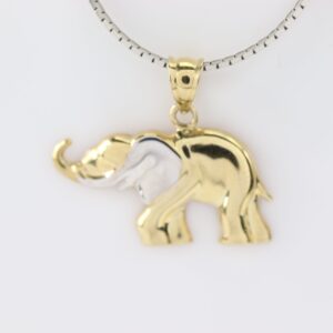 Ein Elefant  mit dem Rüssel nach oben - (  OHNE  KETTE  )