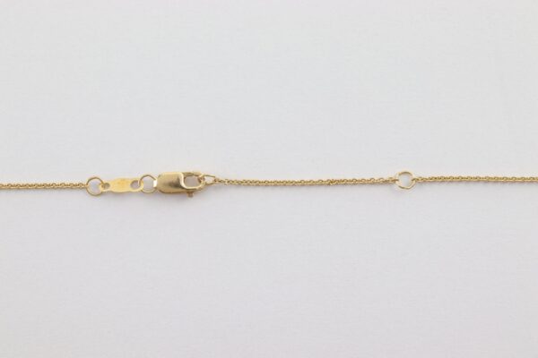 sehr feines Collier  in Gelbgold mit Diamanten – Bild 5