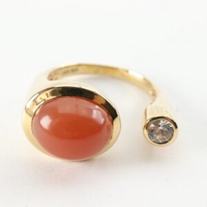 ein wunderschöner Ring mit Carneol