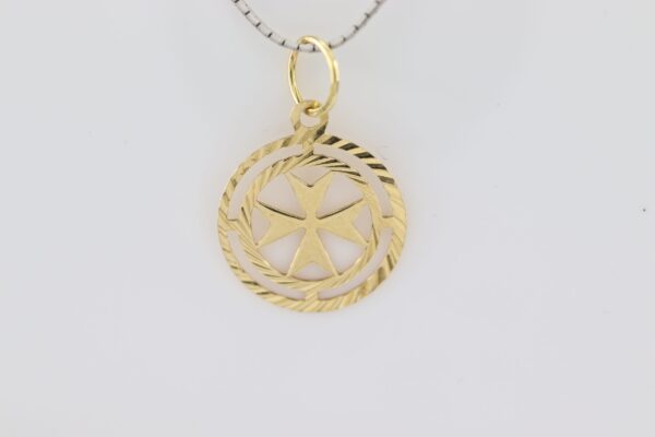 Anhänger in Gelbgold mit Kreuz ( OHNE  KETTE ) – Bild 5