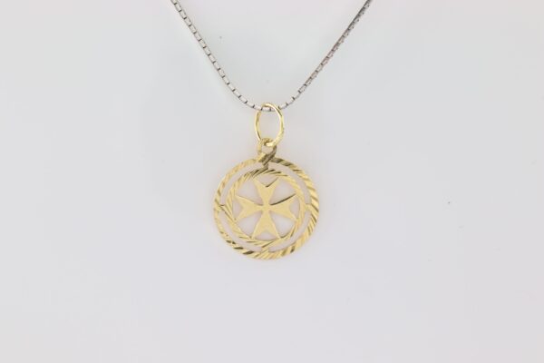 Anhänger in Gelbgold mit Kreuz ( OHNE  KETTE ) – Bild 6