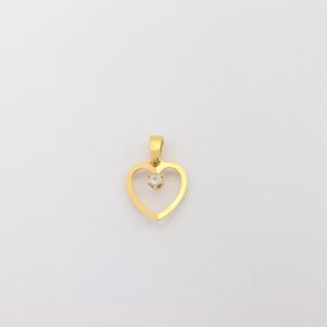 Sehr schöner Anhänger der Liebe  in Gelbgold