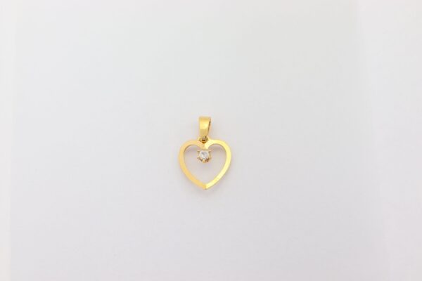Sehr schöner Anhänger der Liebe  in Gelbgold