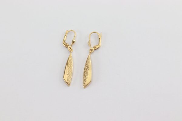feine , leicht Ohrhänger in Gelbgold