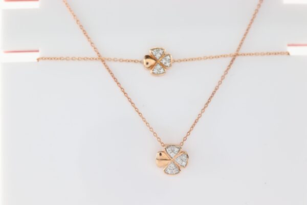 Set - Collier  und Armband  in Rotgold