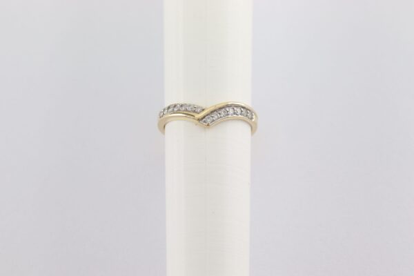Gold Ring  mit Diamanten