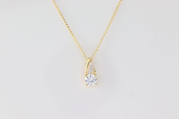 Sehr schönes Collier in Gelbgold – Bild 2