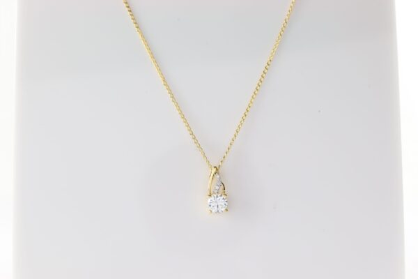 Sehr schönes Collier in Gelbgold – Bild 3