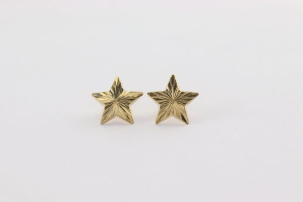 Dieser schöne Stern in Gelbgold erhellt jedes Ohr