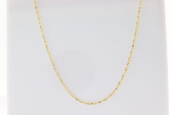 feine Kette in Gelbgold – Bild 3