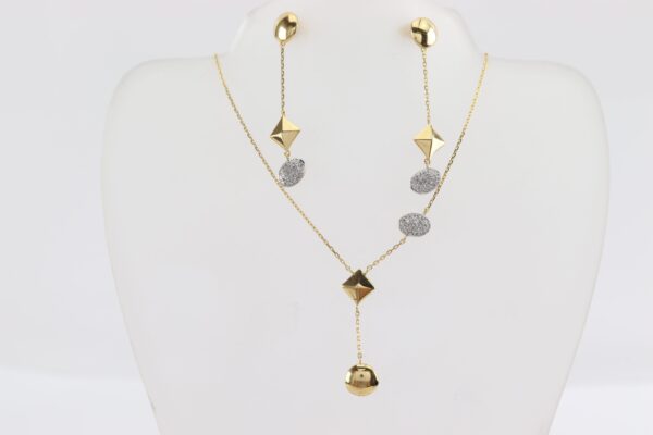 Set - Collier und Ohrstecker -
