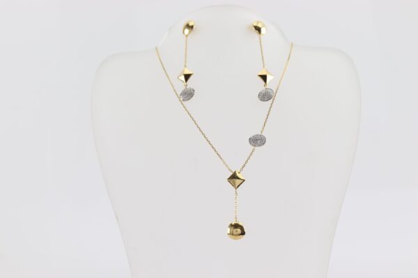 Set - Collier und Ohrstecker - – Bild 8