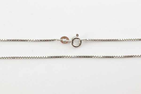 sehr schöne Kette in Weißgold – Bild 4