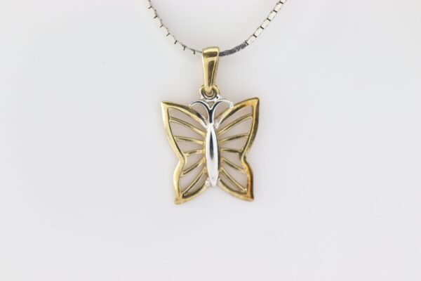 Kleiner,  feiner Schmetterling-Anhänger – Bild 4
