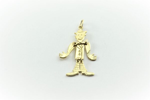 ein sehr schöner Clown in Gelbgold