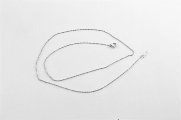 sehr feine Weißgoldkette – Bild 3