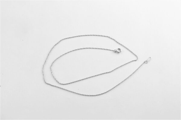 sehr feine Weißgoldkette – Bild 4