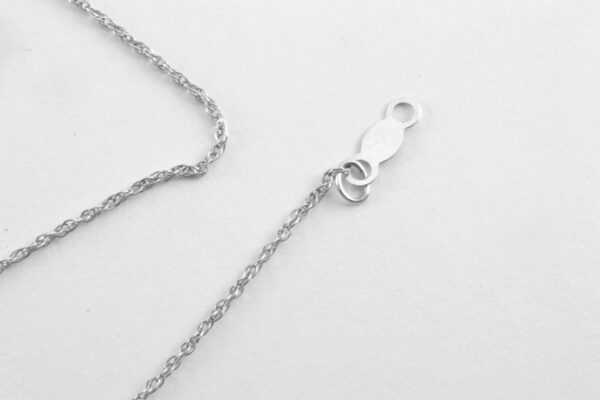 sehr feine Weißgoldkette – Bild 6
