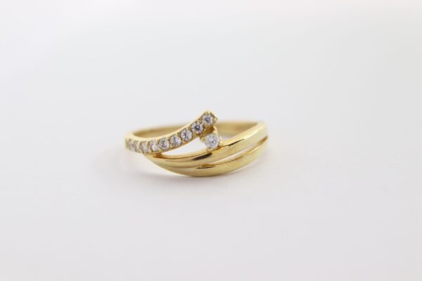 Ring mit klaren Zirkonia – Bild 3