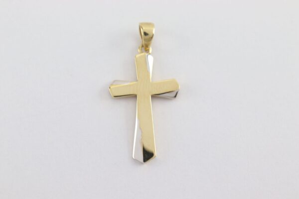 Anhänger  Kreuz in Gelbgold