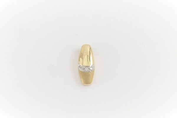 wunderschöner Anhänger in Gelbgold mit Zirkonia – Bild 3