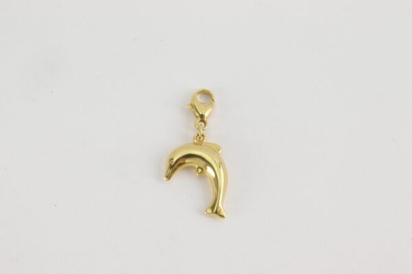 Ein kleiner Delphin in Gelbgold – Bild 3