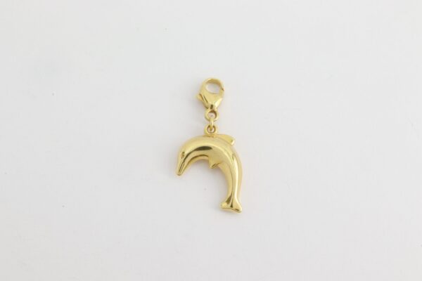 Ein kleiner Delphin in Gelbgold – Bild 5
