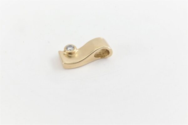 Anhänger in Gelbgold mit Zirkonia – Bild 4