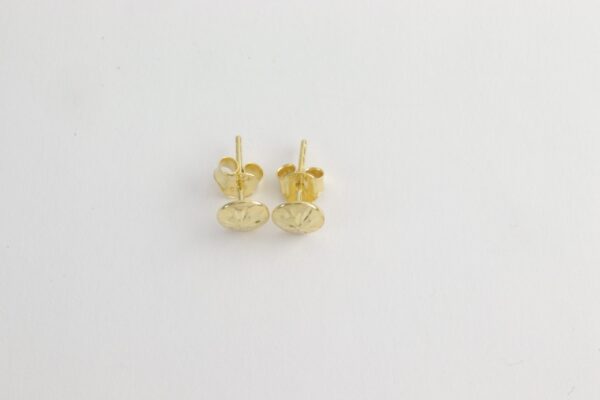 sehr feine Ohrstecker in Gelbgold – Bild 6