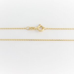 sehr feine Kette in Gelbgold