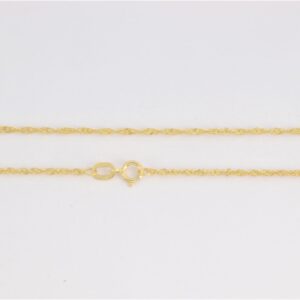 Feine Goldkette in Gelbgold