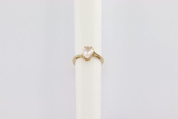 sehr eleganter Ring in Gelbgold mit Zirkonia – Bild 5