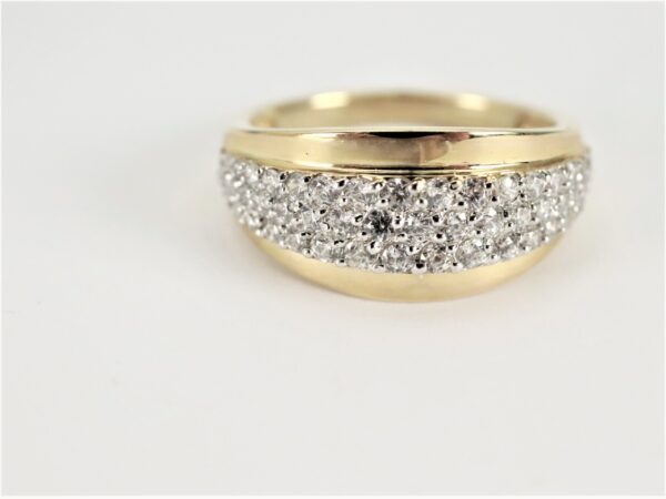 sehr schöner Ring in Gelbgold mit Zirkonia – Bild 4