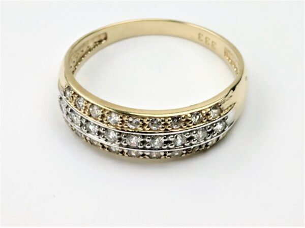Ring  mit klaren Spinell  # Gold - 204-2 – Bild 3