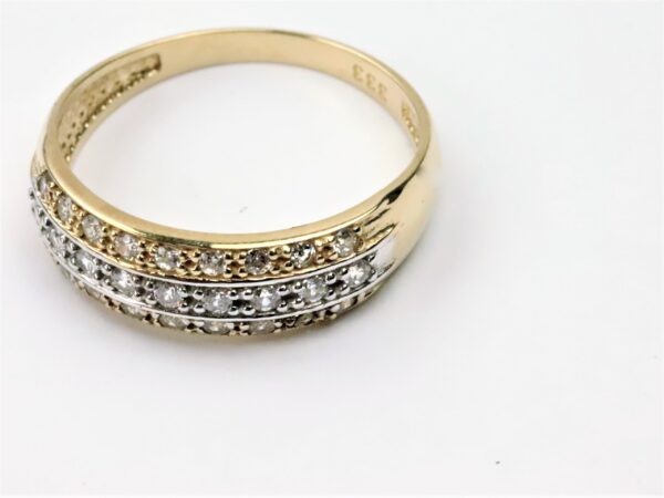 Ring  mit klaren Spinell  # Gold - 204-2 – Bild 4