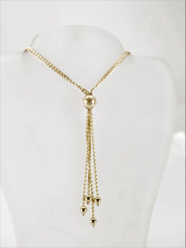 besonders schönes Collier in Gelbgold – Bild 4