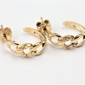 Ohrstecker Gelbgold mit Diamanten
