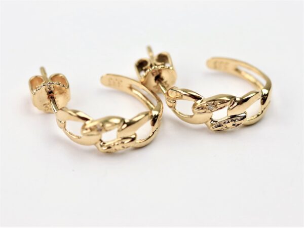 Ohrstecker Gelbgold mit Diamanten