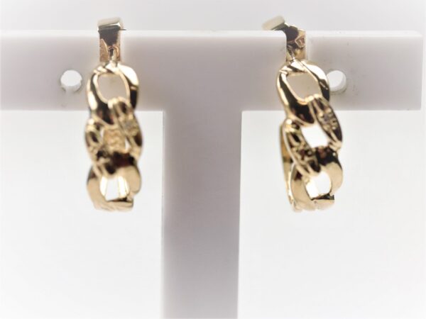 Ohrstecker Gelbgold mit Diamanten – Bild 4