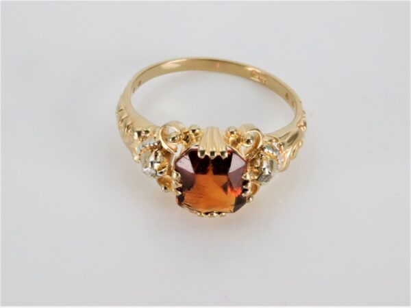 Ring   mit Granat und anderen Steinen – Bild 5