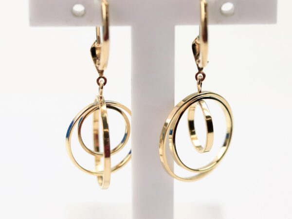 wunderschöne Ohrhänger in Gelbgold