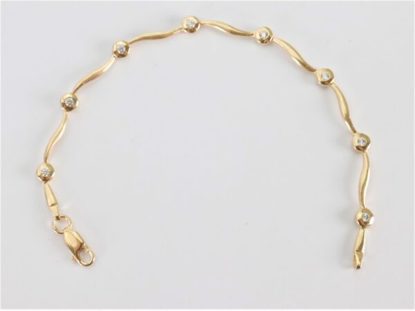 Armband  mit klaren Zirkonia – Bild 2