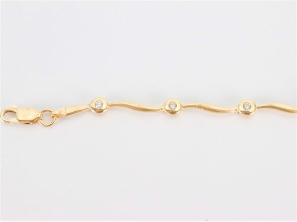 Armband  mit klaren Zirkonia – Bild 4