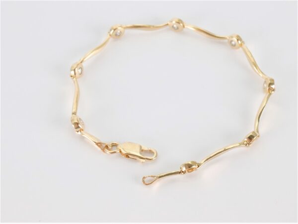 Armband  mit klaren Zirkonia – Bild 5